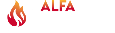 Logo Alfa Diffusion blanc